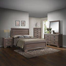 Lyndon - Mirror - Weathered Gray Grain