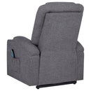 Louie - Chenille Upholstered Power Lift Massage Chair