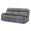 Blanche - Reclining Sofa With LED Lights