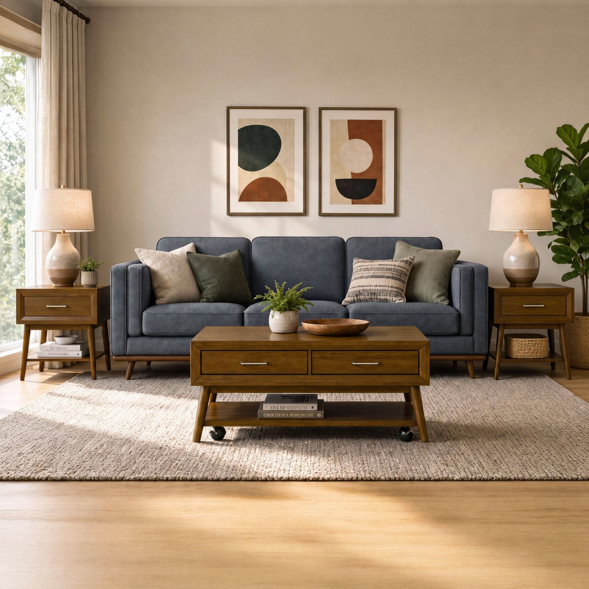 Santa Barbara Table in Dark Brown by Elements International, view 11