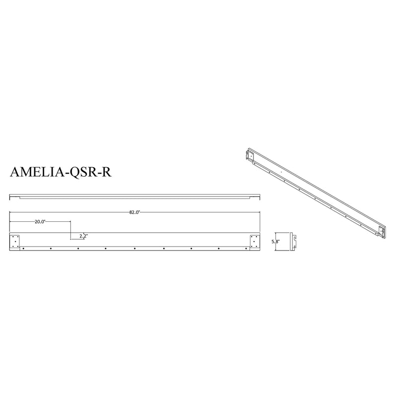 Adelaide - Bed With LED