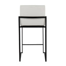 Fuji - Contemporary Modern Elegance, High Back Counter Stool