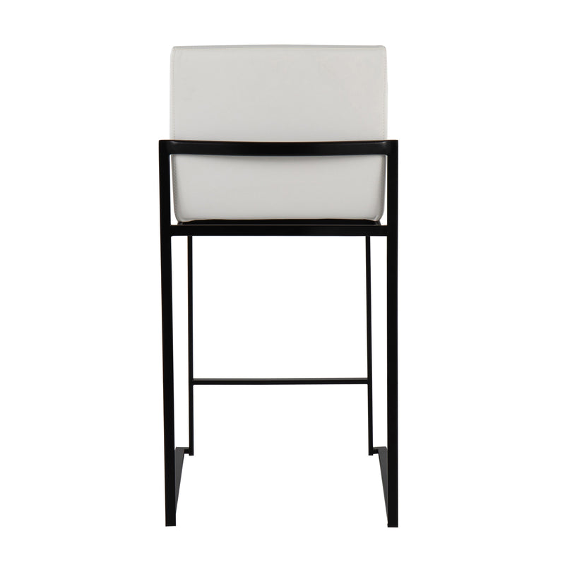 Fuji - Contemporary Modern Elegance, High Back Counter Stool