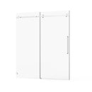 Frameless Tub Sliding Shower Door With Easy Clean Coating