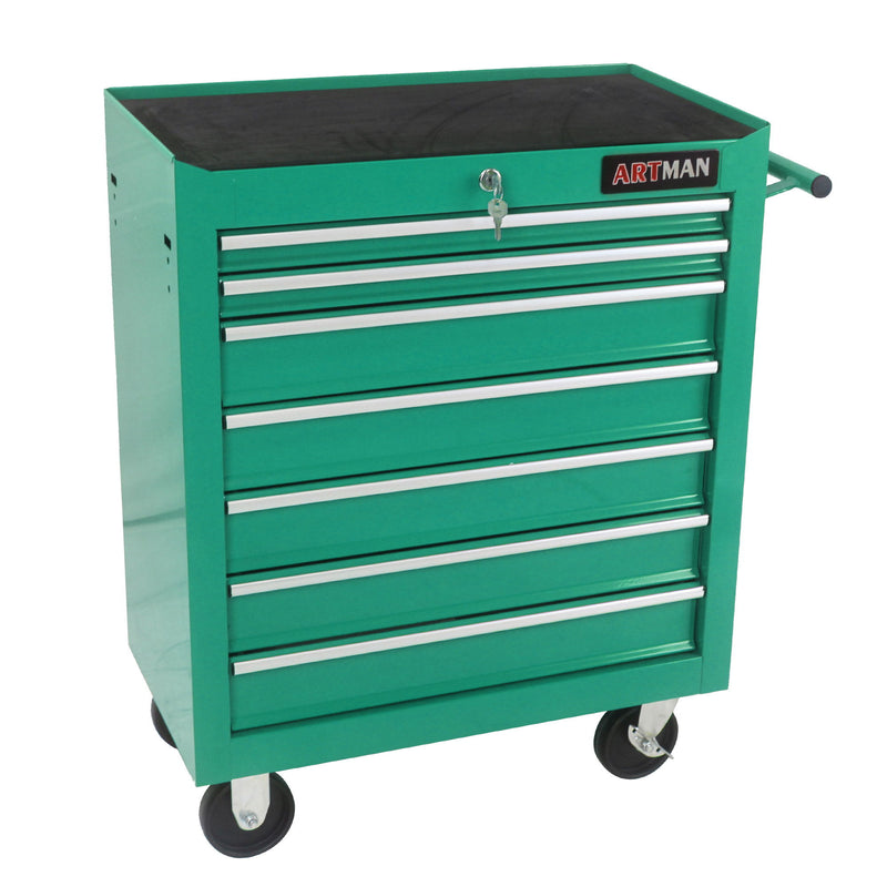 Multifunctional Tool Cart With Wheels And Drawers