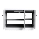 Contemporary Freestanding Bathroom Vanity With Resin Sink & Soft-Close Cabinet Doors