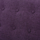 Mid-Century Modern Recliner With Button Tufted Waffle Stitch