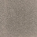 Adjust Legs Upholstered Teddy Faux Fur Dining Armrest Chair (Set of 2)