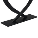 Console Table With Cross Leg Base And Reinforced Support Plate