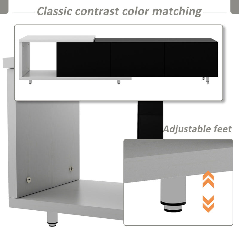 Modern Stylish Extendabletv Stand TV Cabinet For 80" TV