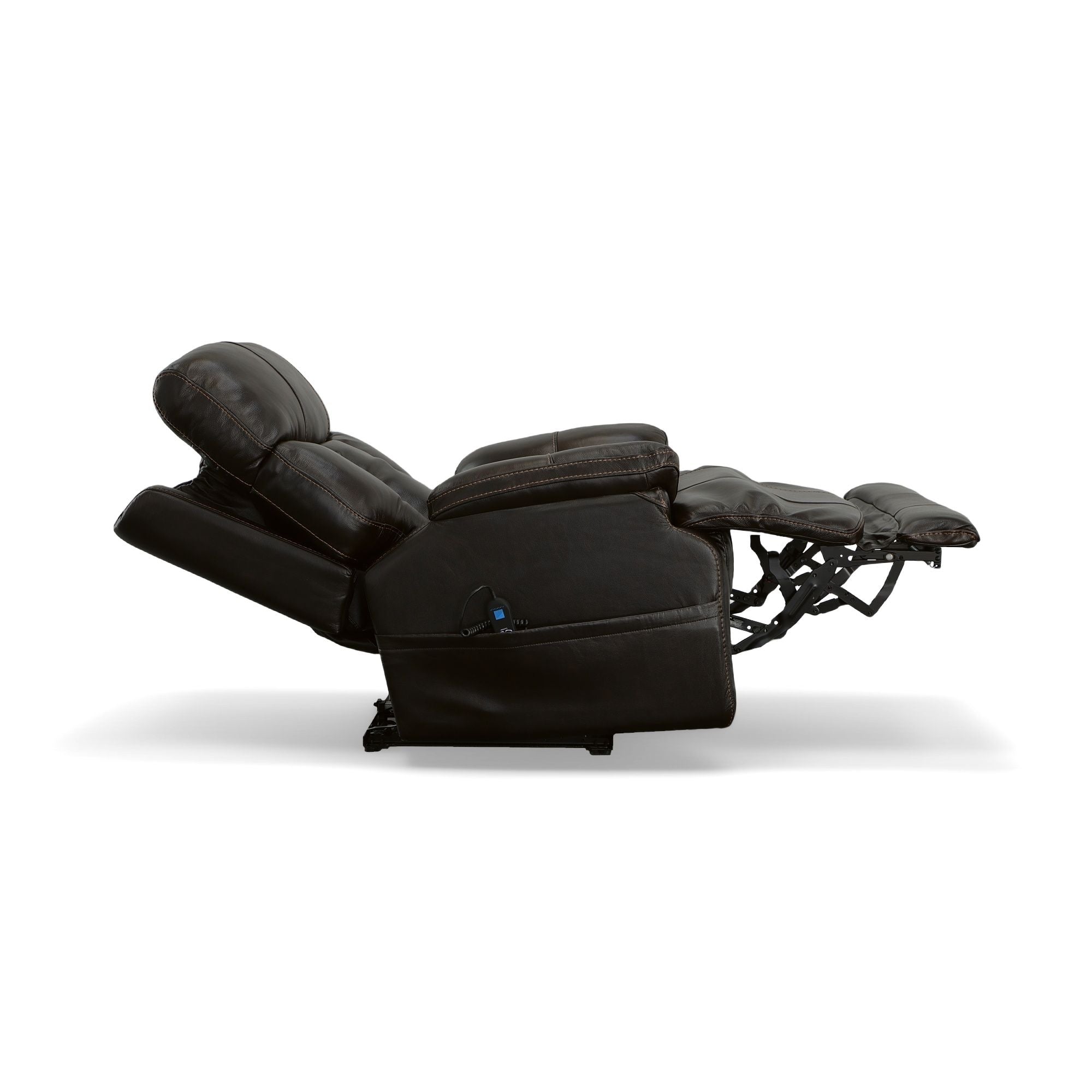 Clive - Power Recliner With Power Headrest & Lumbar - Black