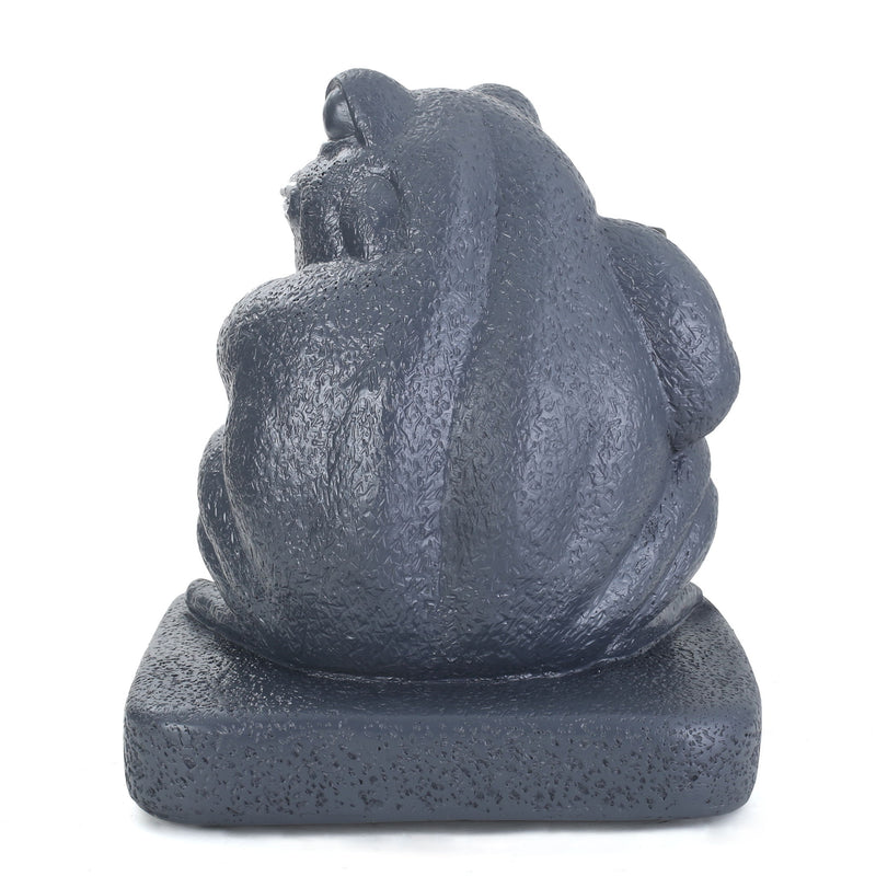 Whimsical - Frog Neptune Umbrella Base Concrete