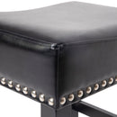 Soltique - Backless Dining Counter Stool With Nailhead Trim (Set of 2)