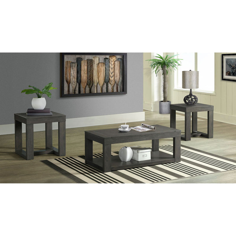 Benton Occasional Three Table Set With Lift Top - Coffee Dark Finish