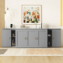 Murphy Bed With Shelves, Cabinets And USB Ports