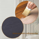 Rustic Carved Wood Coffee Table, Handcrafted Look With Ornate Side Panels