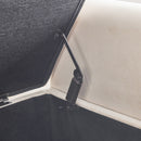 Queen Velvet Button Bedside Storage Bench With Armrests, Nailhead Trim