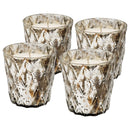 Scented Soy Wax Candle (Set of 4) - Silver