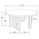 Adina - Round Coffee Table Set