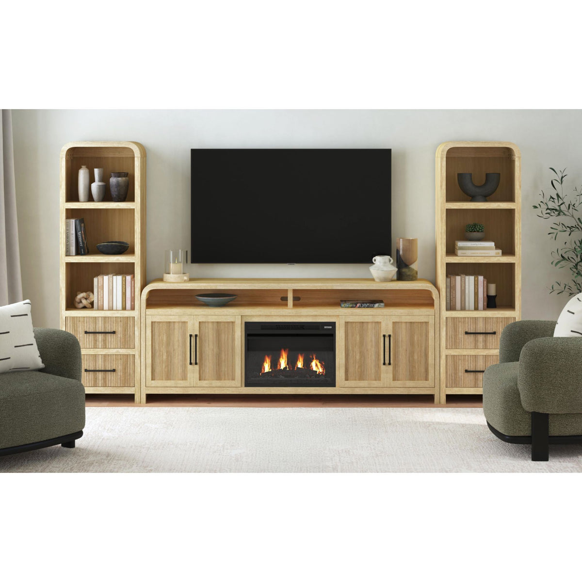 Ridgemont Side Piers in Black by Elements International, view 9