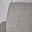 Nebulize - Upholstered Fabric Club Chair With Button Tufted And Square Off Arm And Back