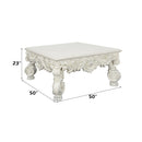 Adara - Coffee Table - Antique White Finish - Atlantic Fine Furniture Inc