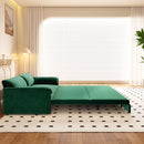 Queen Pull Out Sofa Bed, 3 In 1 Convertible Sleeper Sofa With Side Storage