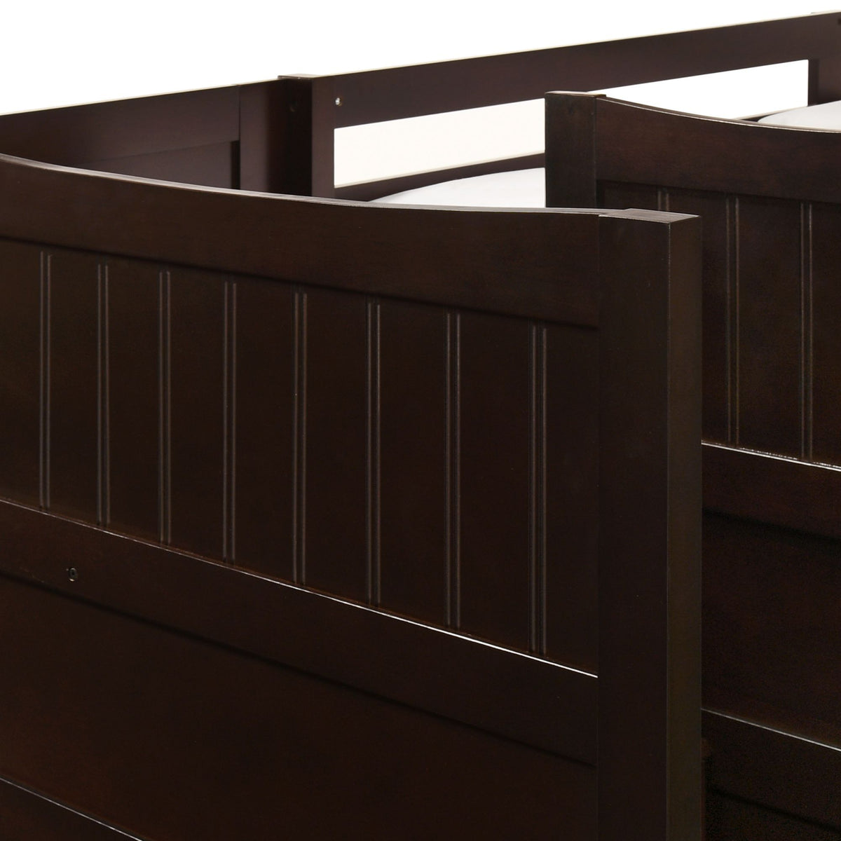 Sami Step Bunk With Left Headboard in Dark Brown by Elements International, view 16