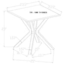 Visalia - Faux Marble Coffee Table Set