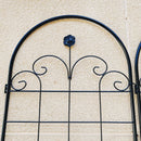 Metal Garden Trellis For Climbing Plants Outdoor Rustproof Plant Support Rose Trellis Netting Trellis