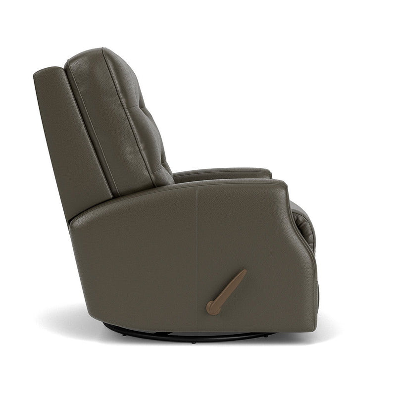 Devon - Swivel Gliding Recliner - Leather