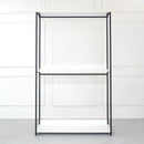 Fiona - Freestanding 3 Tower System Walk In Closet With 7 Shelf Wood And Metal Frame - White