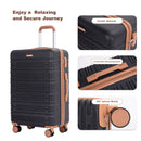 5 Piece Set Hard Case Spinner Wheels Luggage Sets With Tsa Lock