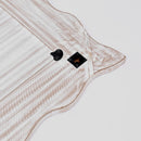 Handcarved Wave Design Rectangle Mirror Accent Enhancing Space - Antique White