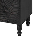 Modern TV Stand With 2 Spacious Storage Space And Anti-Tip Device