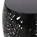 Modern Design Metal End Table, Large