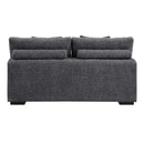 Chosen - Sectional Sofa With Toss Pillows With 2 Chaises With Ottoman - Gray