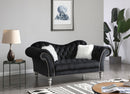 Elegant Round Arm Loveseat