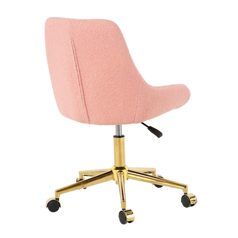 Modern Teddy Velvet Fabric Chair With Gold Plated 5 Claw Legs