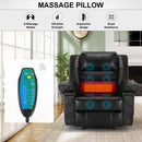 Breathable Leather Massage Recliner Manual Chair