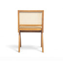 Chandigarh Dining Room Chairs With Natural Rattan (Set of 2)