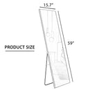 4th Generation Frame Wall Mounted Full Body Mirror For Bathroom And Bedroom - Transparent