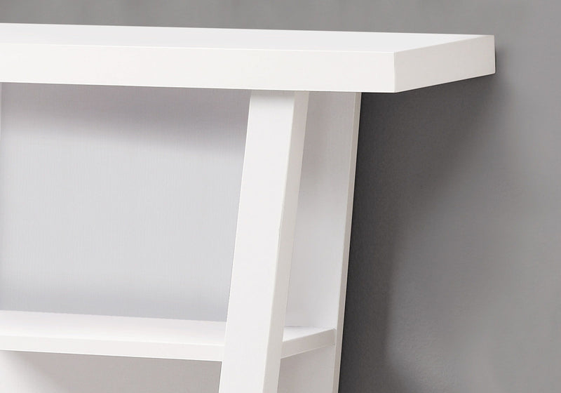 Console Accent Table Narrow For Living Room - White