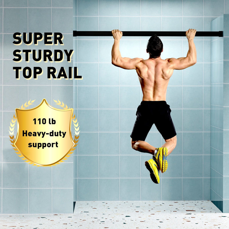 Frameless Soft-Closing Shower Door, 1/4" (6 Mm) Tempered Glass Single Sliding With Explosion Proof Coating