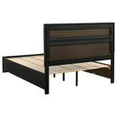 Miranda - Storage Wood Panel Bed