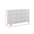 Sami - Youth 6-Drawer Dresser