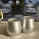 Leadingware Plastic Wine Glasses (Set of 4)