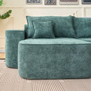 L-Shaped Sectional Sofa Couch With Chaise, Extra Deep Seats