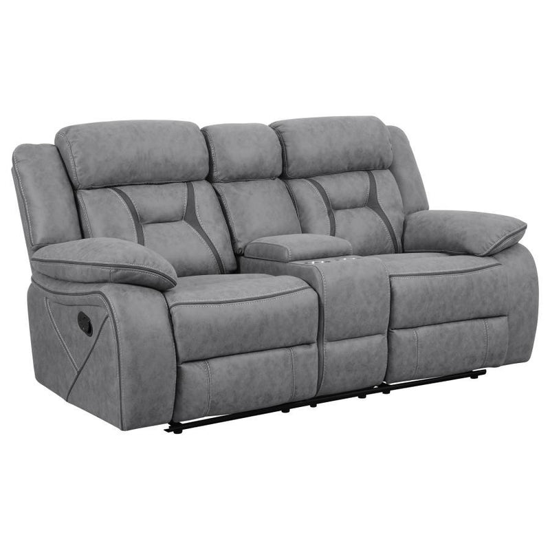 Higgins - Upholstered Motion Reclining Sofa Set