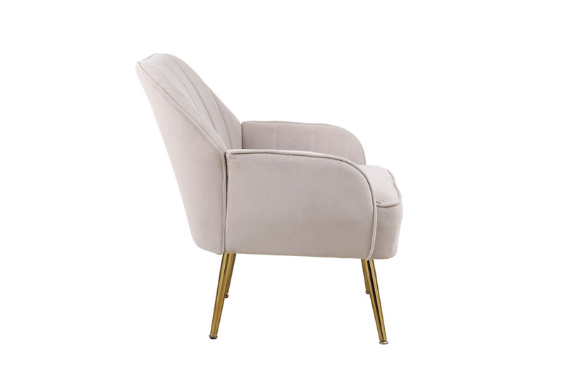 Modern Mid-Century Chair Linen Sherpa Armchair For Living Room Bedroom Office